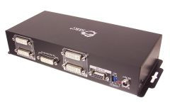SIIG 1x4 Dual-Link DVI Splitter Wall Mountable for Displays and Monitors