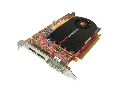 Dell ATI Firepro 512MB Video Card 2DP/1DVI - Compatible with Dell systems - Graphics Card for Workstation Servers