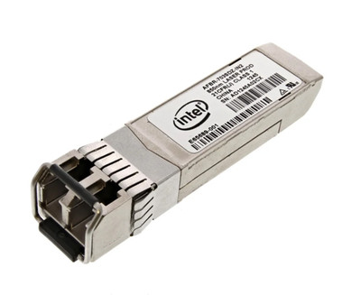 AFBR-703SDZ-IN2 Intel 10GBase-SR Multi-mode Fiber SFP+ Transceiver Module for 10Gbps, 300m, 850nm, Duplex LC Connect