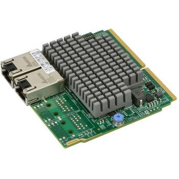 AOC-MTG-I2T - SuperMicro Intel X550 Dual-Port 10GbE RJ45 Network Adapter