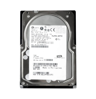 Dell 73GB 10000RPM Ultra-320 SCSI 80-Pin Hot Swap Internal Hard Drive for Servers