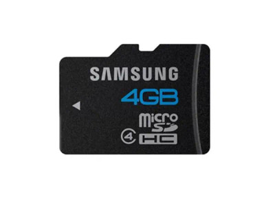Samsung Trans Flash 4GB microSD Memory Card MMB3R04GUACA-2MGMK for mobile devices