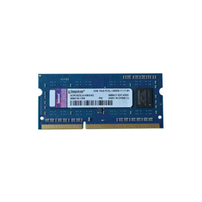 Kingston 4GB DDR3-1600MHz SoDimm Memory Module for Laptops - Low Voltage, Non-ECC, CL11 - Part Number: 9995417-E07.A00G