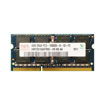 Hynix 4GB DDR3-1333MHz SoDIMM Memory Module for laptops and notebooks