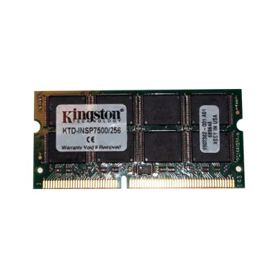 KTD-INSP7500/256 - Kingston Technology 256MB 100MHz PC100 CL2 144-Pin SoDIMM