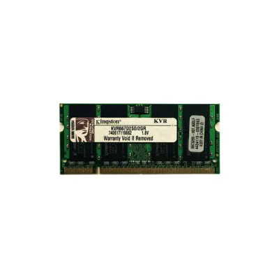 KVR667D2S0/2GR - Kingston Technology 2GB DDR2-667MHz PC2-5300 CL5 200-Pin SoDimm