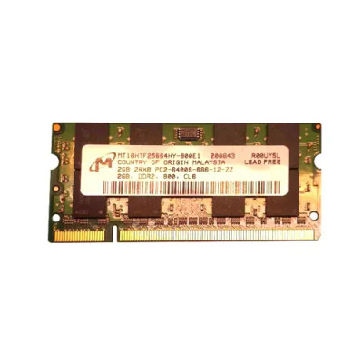 Micron 2GB DDR2-800MHz SoDimm Memory Module for PC2-6400 - MT16HTF2566HY-800E1