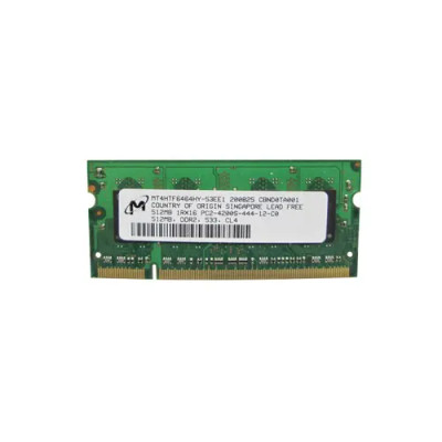 Micron 512MB PC2-4200 DDR2-533MHz SoDimm Memory Module for Laptops