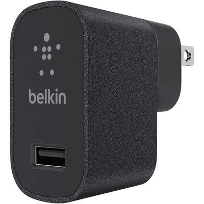 F8M731DQBLK - Belkin Metallic Home Charger Power Adapter Black
