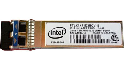 FTLX1471D3BCV-I3 - Intel 10GBase-LR SFP+ 10Gbps Single-Mode 10km Transceiver