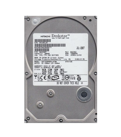HDT725050VLAT80 - Hitachi 500GB 7200RPM IDE 8MB 3.5" HDD