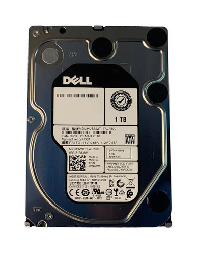 HNWHH - Dell 1TB 7200RPM SATA III 3.5" HDD