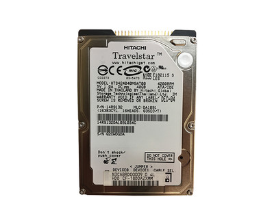 HTS424040M9AT00 - Hitachi 40GB 4200RPM IDE 2.5" 2MB HDD