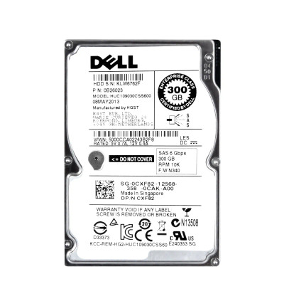 HUC109030CSS600 - HGST 300GB 10000RPM SAS 6Gb/s 2.5" HDD