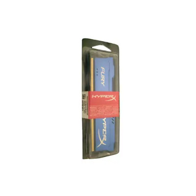 HyperX FURY DDR3 4GB DIMM 240-pin 1600MHz CL10 1.5V Unbuffered Non-ECC Blue RAM module for desktop computers