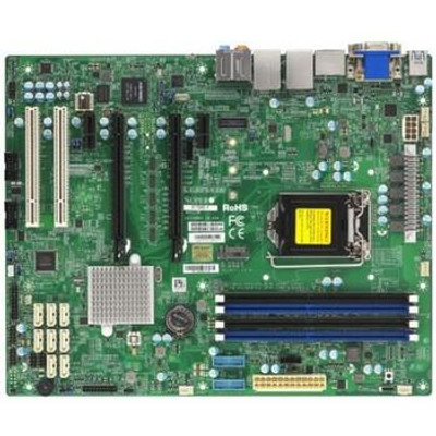 MBD-X11SAE-F-B - SuperMicro X11SAE-F Socket LGA 1151 Intel C236 Chipset Xeon E3-1200 v5/v6 DDR4 4x DIMM 8x SATA3 6.0Gb/s ATX Server Motherboard