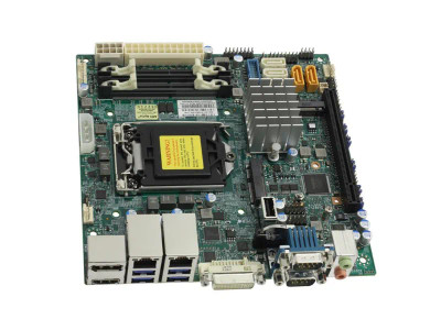 Supermicro X11SSV-Q-B Mini-ITX Motherboard Intel Q170 DDR4 SATA3 USB3.0 M.2 A 2GbE - Compatible with LGA1151 CPUs