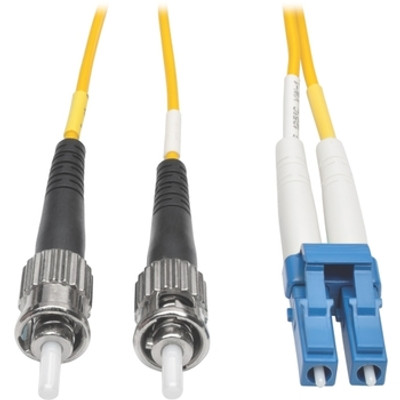 Tripp Lite 25M Duplex Singlemode 9/125 Fiber Optic Patch Cable LC/ST 82' 82ft 25 Meter - Patch cable - ST single-mode (M) to LC single-mode (M) - 25 m