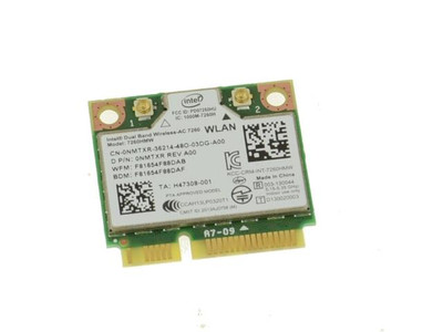 NMTXR - Dell Dual Band Wireless AC 7260 Mini-PCI Express Card