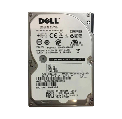 P252M - Dell 300GB 10000RPM SAS 6Gb/s 2.5" HDD