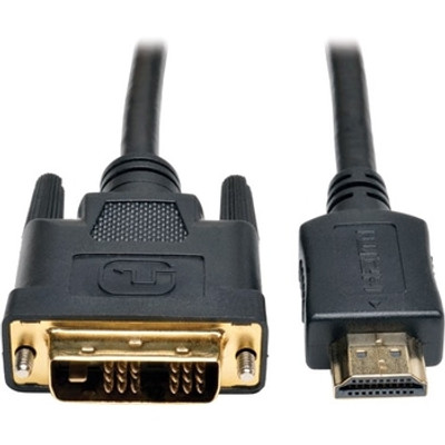 Tripp Lite 30ft HDMI to DVI-D Digital Monitor Adapter Video Converter Cable M/M 30' - Adapter cable - HDMI male to DVI-D male - 30 ft - double shielded - black