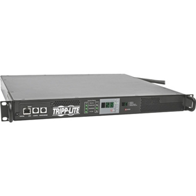Tripp Lite PDU Monitored Horizontal 5.8kw 208/240V L6-30R 2 L6-30P ATS 1URM - Power monitoring unit (rack-mountable) - 30 A - AC 200/208/220/230/240 V - 5.8 kW - 1-phase - Ethernet