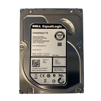 PJ0MR - Dell 500GB 7200RPM SATA 3.5" Hot-Plug HDD