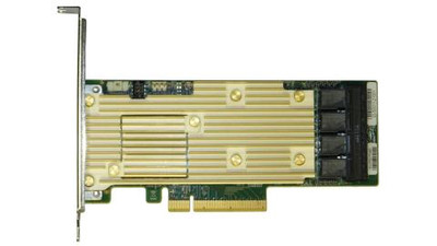 Intel RAID Controller RSP3TD160F - Storage controller (RAID) - 16 Channel - SATA 6Gb/s / SAS 12Gb/s / PCIe low profile - 12 Gbit/s - RAID 0, 1, 5, 6, 10, 50, JBOD, 60 - PCIe 3.0 x8