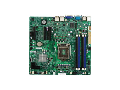 Supermicro LGA1155 MicroATX Server Motherboard for Intel C202 PCH with Dual Gigabit Ethernet Ports