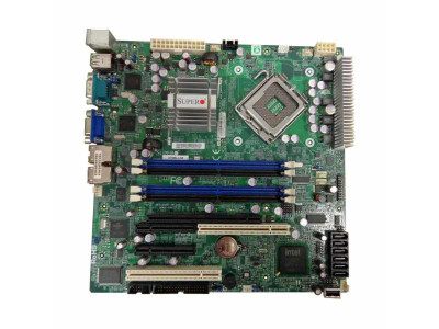Supermicro X7SBL-LN2-B LGA775 MATX Server Motherboard, Intel 3200 Chipset, FSB 1333, Dual Gigabit Ethernet Ports