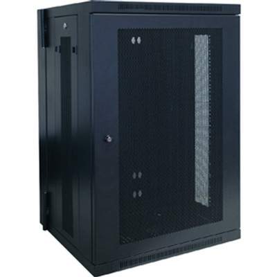 Tripp Lite 18U Wall Mount Rack Enclosure Server Cabinet Hinged Wallmount 13" Depth - Rack - cabinet - wall mountable - black - 18U - 19"