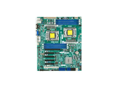 Supermicro X9DBU-3F-O Dual LGA1356 Server Motherboard for Intel C606 DDR3 SATA3 V/2GbE UIO Servers