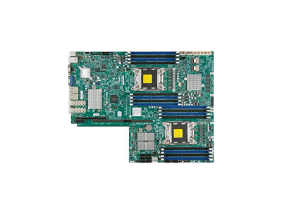 Supermicro X9DRFF-7-P Dual LGA2011 Server Motherboard for Intel C602J with SATA3/SAS2, V/2GbE - Compatible with Servers
