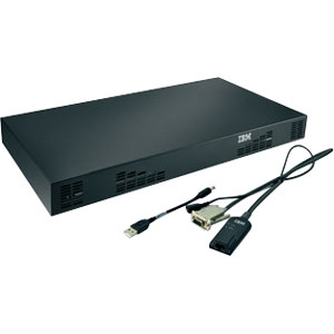 1754D1X - IBM 16-Port RJ-45 VGA Rack-Mountable KVM Switch