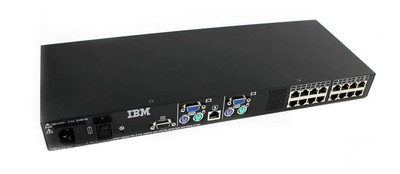41Y9315 - IBM 16-Port RJ-45 1U Rack Console KVM Switch
