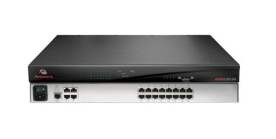 Avocent 16-Port Cat5 KVM Switch for Rack-Mounting, AMX5030-001, compatible with server racks