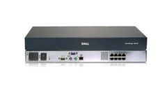 Dell F622J Poweredge 180As 8-port KVM switch for server rack integrati
