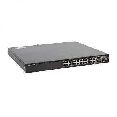 Dell Networking N3024ET-ON 24-Port Managed Switch for Rack Mounting - 0DVH7N - Ethernet Switch for Network Connectivity
