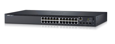 Dell Networking N1524 24-Port PoE+ Layer 2 Switch, Rack-mountable, 10 Gigabit SFP+, for Networking Racks