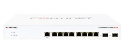FS-108E-POE - Fortinet 8-Port Gigabit PoE Layer2 Managed Switch 2x SFP