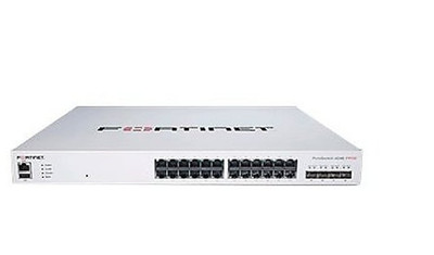 Fortinet FortiSwitch 124E-FPOE 24-Port Gigabit Ethernet PoE Switch with SFP Ports - Rack-Mountable, Layer 2