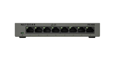 Netgear FS308 Fast Ethernet Switch 8 Port 10/100Base-TX LAN Switch for Small Office/Home Office Networking
