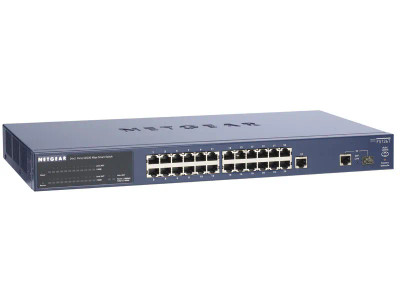 FS726T - Netgear FS726T 24x 10/100 + 2x Gigabit + 1x SFP Network Switch