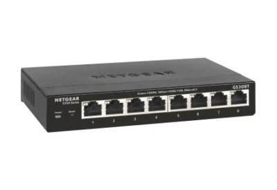 Netgear S350 GS308T 8-Port Ethernet Switch for Small Business Networking