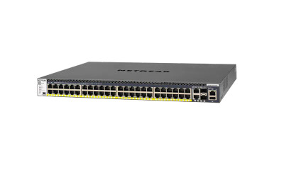 GSM4352PA - NetGear 48-Port PoE+ 2x 10GBase-T 2x SFP+ Managed Switch