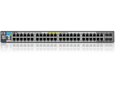 J8693AR - HP E3500yl-48G-PoE 48-Ports Layer-3 Managed Gigabit Ethernet Switch 48 x 10/100/1000Base-T LAN 1 x Expansi