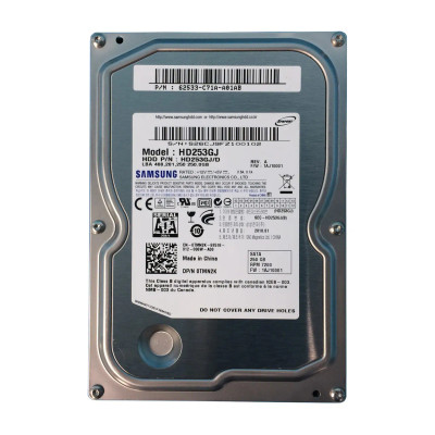 TMN2K - Dell 250GB 7200RPM SATA 3.5" HDD