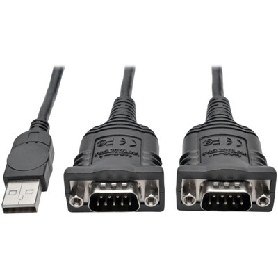U209-006-2 - TRIPP LITE 2-Port USB to DB9 Serial Adapter