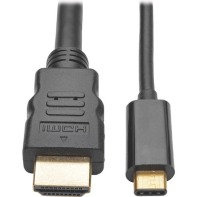Tripp Lite USB C to HDMI Adapter Cable Converter UHD Ultra High Definition 4K x 2K @ 30Hz M/M USB Type C, USB-C, USB Type-C 16ft 16' - External video adapter - USB-C 3.1 - HDMI - black