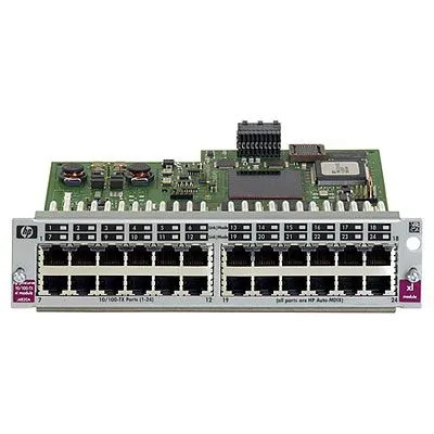 HP ProCurve Switch XL 24-Port Fast Ethernet Module RJ-45 Connectors - Compatible with ProLiant DL360p Gen8 Servers
